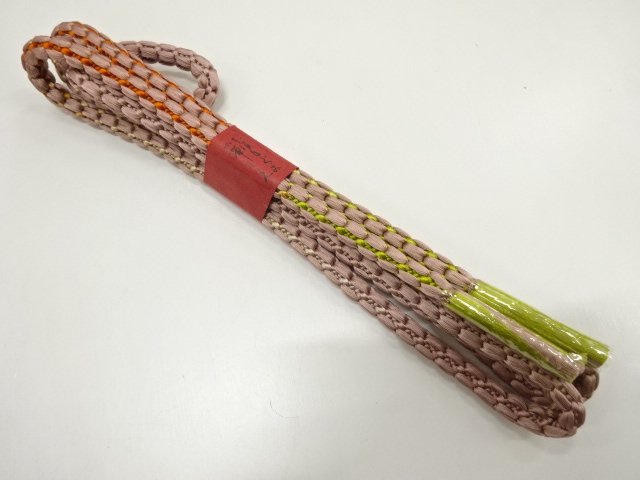 未使用品　正絹　手組帯締め